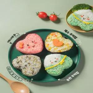 디얼픽 하트김밥틀 만들기 모양 김밥메이커 소풍 세트