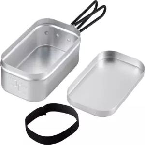 BUNDOK BD907 알루미늄 쿠커 M 솔로 캠핑 모닥불 실버 미디엄