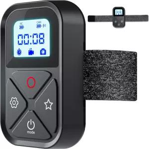 GoPro 리모컨 TELESIN 마그네틱 무선 LCD 디스플레이 손목 스트랩 포함 Max 미니 히어로 12 11 10 9 8