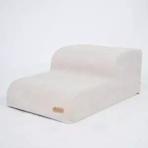 [반려] 1P 계단 스텝 강아지 아이보리 라운드 슬개골 2단