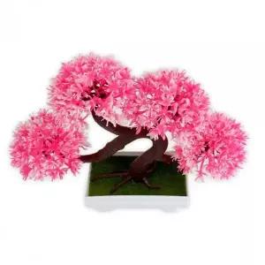 인테리어조화 분재 핑크 화분 장식용품