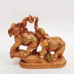 재물의 상징 코끼리 인형 거실 테이블 마블 장식 소품