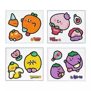 당근친구들 보석십자수 스티커(4개)