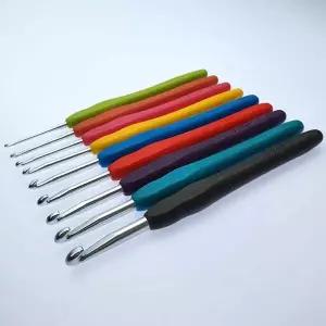 모사용 실리콘 코바늘 9종 세트