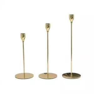 로즈골드 메탈 라운드 촛대 캔들 캔들홀더