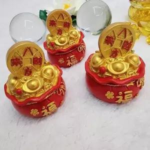 [골드스마일]풍수소품 복 재물 금전 엽전 금원보 장식