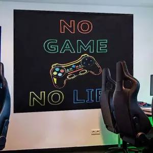 [RIZPICK]벽장식 카페 소품 남자방 패브릭포스터 게임 중