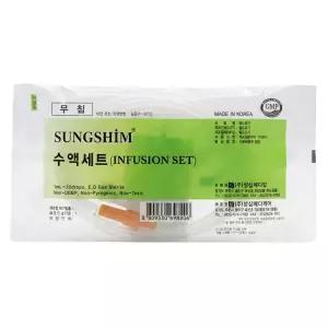 성심 수액세트 무침 V1000 DEHP Free 50개입 - 무침