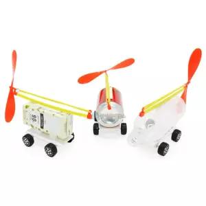 재활용품 고무동력차 만들기 5인용 로켓장난감 실험 과학키트 사이언스 학교교재 수업