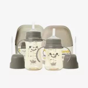 마더스콘 유아컵 휴대용 빨대컵 세트 백일 돌 선물