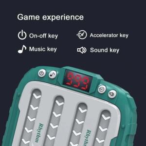 몬테소리 전자 음악 리듬 퍼즐 게임기 - 여행용 라이트업 감각 빠른 푸시 테이블 교육적 재미