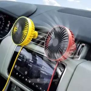 [CAR] 차량용 공기순환기 뒷좌석 자동차용 송풍구 쿨러 듀얼 USB 선풍기