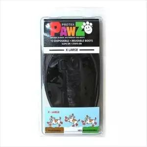 [반려] 천연 라텍스 포우즈 XL 애견신발-블랙