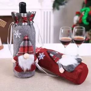 커버 와인병 데코 Xmas 파티 크리스마스 PK W7 성탄절