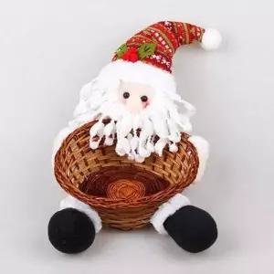 사탕바구니 크리스마스인형 산타바구니인형 크리스마