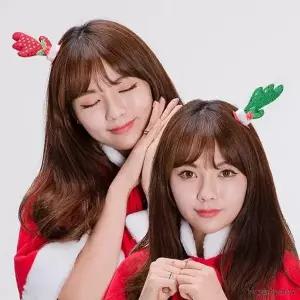 크리스마스머리핀 단체선물 루돌프날개머리핀 파티