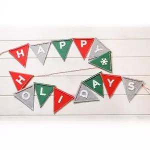 소품 데코 장식 홀리데이가랜드 펠트 크리스마스리스