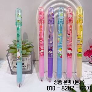 18/36pcs Sanrio Kuromi 멜로디 Cinnamoroll 럭키 드로우 젤 펜 귀여운 PomPomPurin 0.5mm 검정 잉크 서명