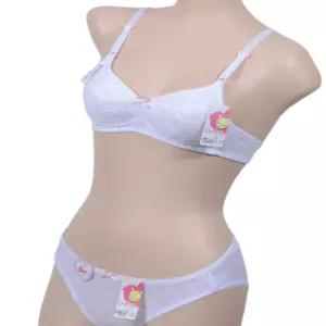 돈에이치 주니어 2단계 브라팬티세트 가을 뽕브라 레이스