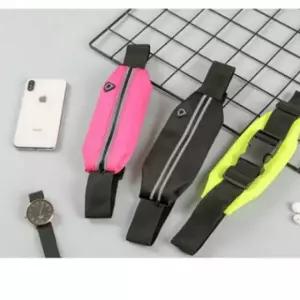 러닝 허리 파우치 스포츠 벨트 슬림 힙색 조깅 가방 블랙