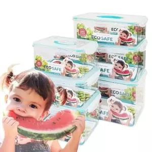 투명 플라 음식저장 키친용품 락뚜껑 2.5L