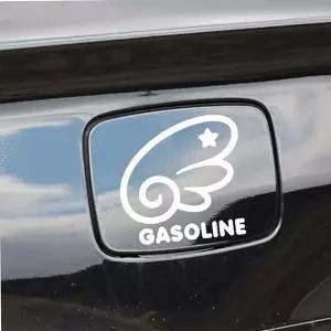 [콩심팥심]자동차 주유구스티커 가솔린 화이트 알림 전차종