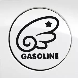 [콩심팥심]자동차 주유구스티커 가솔린 블랙 렌터카 라벨 경유