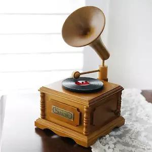 축음기 미니어쳐 오르골_OVER THE RAINBOW_1개 빅드림