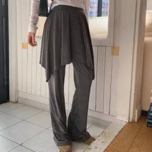 [다잇템] 여자 코지 캐쥬얼 언발 랩 클래식 치마바지