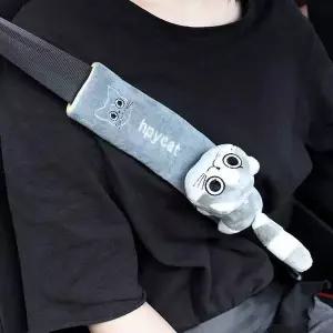 [콩심팥심]캐릭터 귀여운 인형 자동차 안전 벨트 커버 차량 용품