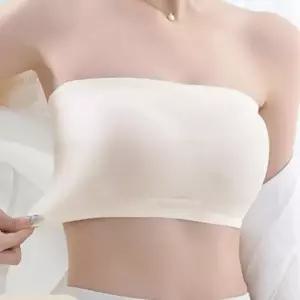 브라 노와이어 누디 브라렛 심리스 논슬립