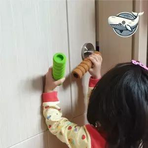 [콩심팥심]감성 문손잡이 덮개 문콕방지 컬러 실리콘 커버