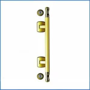강화도어 봉키 골드 현관문 강화 유리문 일자 밴딩 손잡이 25mm