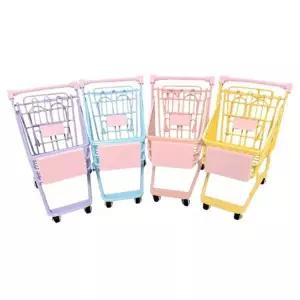 [골드스마일]미니어처 쇼핑 카트 인테리어 미니 소품 수납