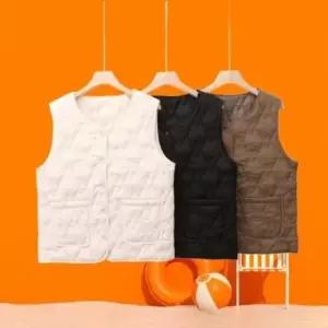 [옷은날개] 포근한 앞포켓 웜업 베스트 DS 5048 포켓 경량 베스트 여성 쪼끼 패딩