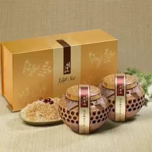 강원 양양 송이산 산삼배양근꿀 400gx1 도자기 송이꿀