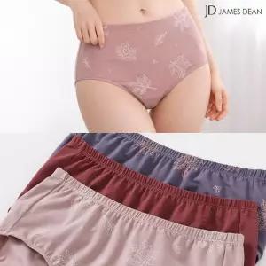 [제임스딘]제임스딘 엄마팬티 할머니팬티 맥시 60수 삼각 순면 밴딩 3매입 세트