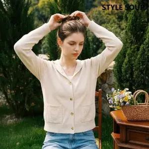 [숲][숲]후디 니트 카디건 (SC2GDG1)