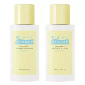 아동용 오가닉그라운드 리뉴얼 논나노 미네랄 선크림 SPF50+ PA++++ 50ml 2개