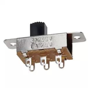 스위치 DIY용 제작용 DPDT 슬라이드 전원 PCB 패널 마운트