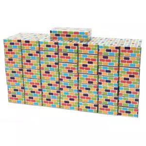 국산 중형 어린이집 벽돌 종이블록 선물 블럭놀이 아기블록 베이비블럭 블럭장난감