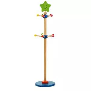 예쁜 원목 2단 아이방 옷걸이 어린이날 유아방꾸미기 어린이가구 아동용옷걸이