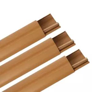 전선 케이블 우드 타원형 3P 랜선 배선 쫄대 가리개 TV선정리쫄대