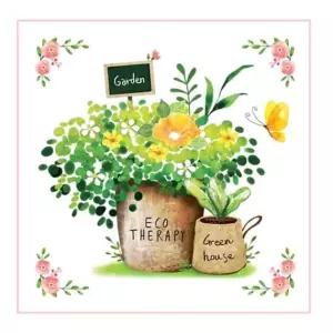 DIY인테리어 4P그래픽타일스티커 에코테라피