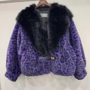 [르니앤맥코이]레오파드 빅카라 페이크 퍼 자켓 MM12MJ301_YS