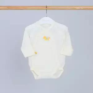 [달퐁]큐비앤맘 포니 메쉬 배냇 바디슈트 신생아 아기바디슈트