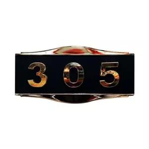 UNP 입체판 135_65mm I 6000BKG 호수판 검정_금띠 고