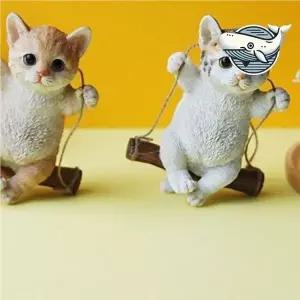 귀여운 고양이 미니어처 인테리어 소품 테이블