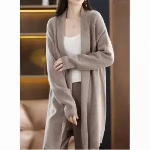 [SBD] 아우터 가디건 세련된 간절기 2색 니트 숄카라 여성 기장 겉옷 하프 데일리룩