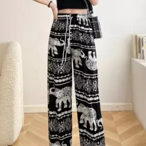 [SBD] 통바지 코끼리 냉감 트레이닝 패턴 아이스 쿨링 팬츠 여름 조거 와이드핏 하의